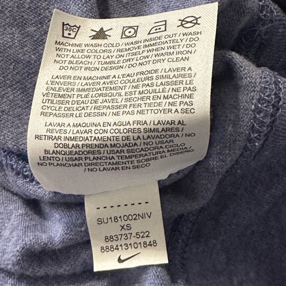 Nike Size XS Organic Cotton Blend T-shirt Dress Pre-owned - Picture 6 of 6